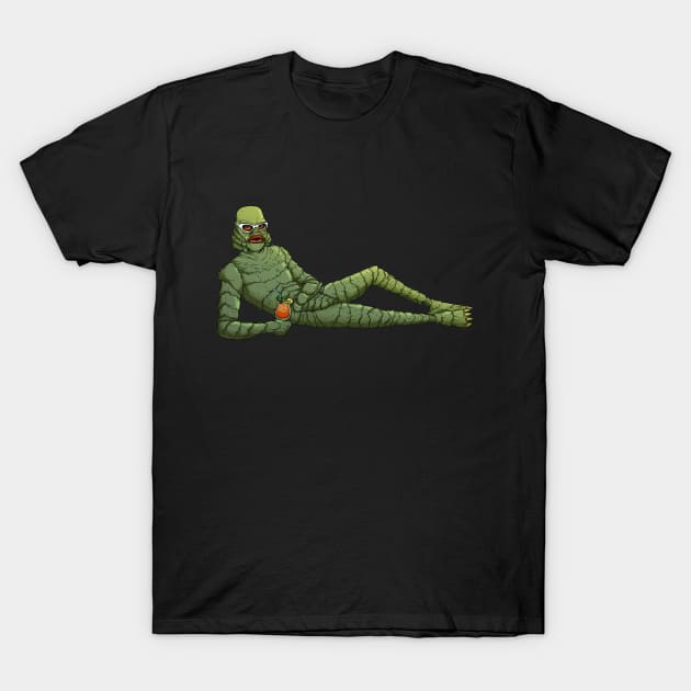 The Creature T-Shirt by Grandma Ironlung